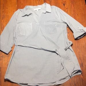 Striped maternity blouse. New without tags